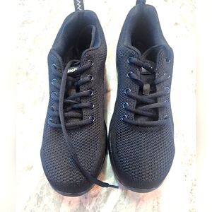 New! Tinefiy Steel Toe Safety Sneakers Black Women’s 9 ASTM F2413-18 Work Shoes